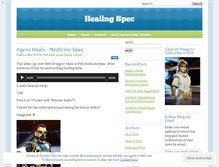 Tablet Screenshot of healingspec.com